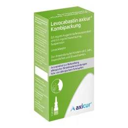 Levocabastin axicur kombinacija 0,5 mg/ml 4 ml AT + 5 ml Nas, 1 p