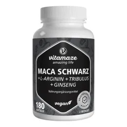 Maca crna + Tribulus + Ginseng Complex kapsule, 180 kom