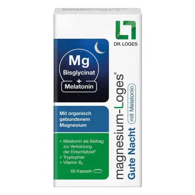 Magnesium Loges laku noć s melatonin kapsule, 60 kom