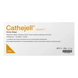 Cathejell Lidocaine C sterilni lubrikant Zhs 12,5 g, 25 kom